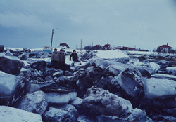 Ísstífla við Selfoss